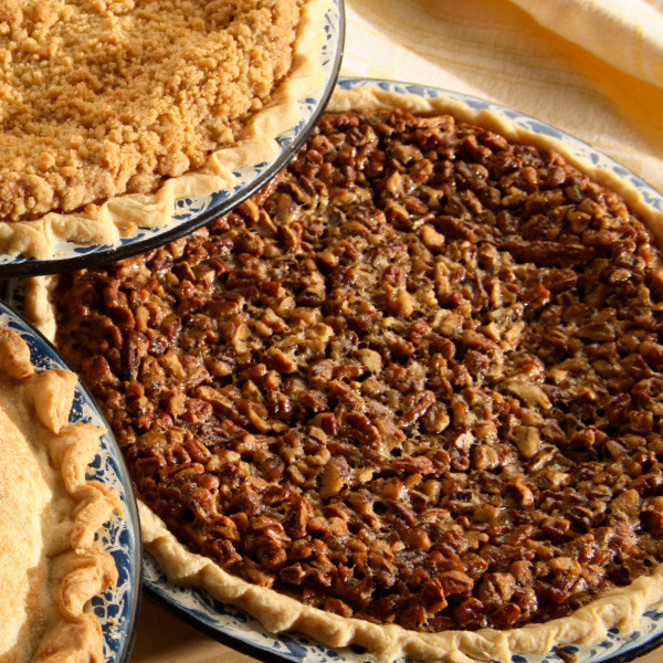 Full of butter and fresh eggs, this sweet and rich pie is topped off with crunchy pecans and baked into our homemade pie crusts. Eat it warm and topped off with a dollop of ice cream or whipped cream! Pies will arrive pre-baked and frozen in an insulated shipping cooler. Simply thaw in the oven and your home will be filled with the sweet scent of our Amish bakery. Instructions are included.

Baked and shipped from Ohio's Amish Country. 

Available as 9 inch pie.