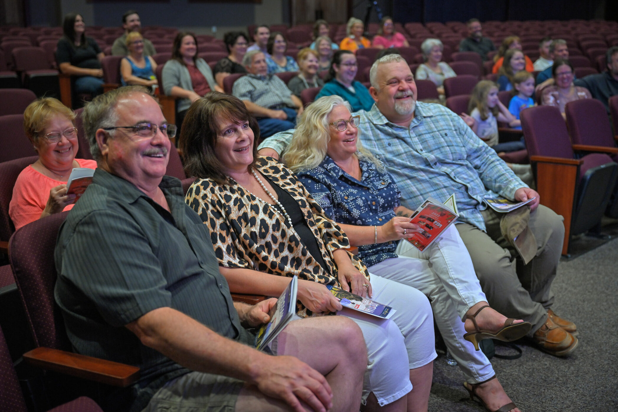 Audience enjoying a performance at ohio star theater