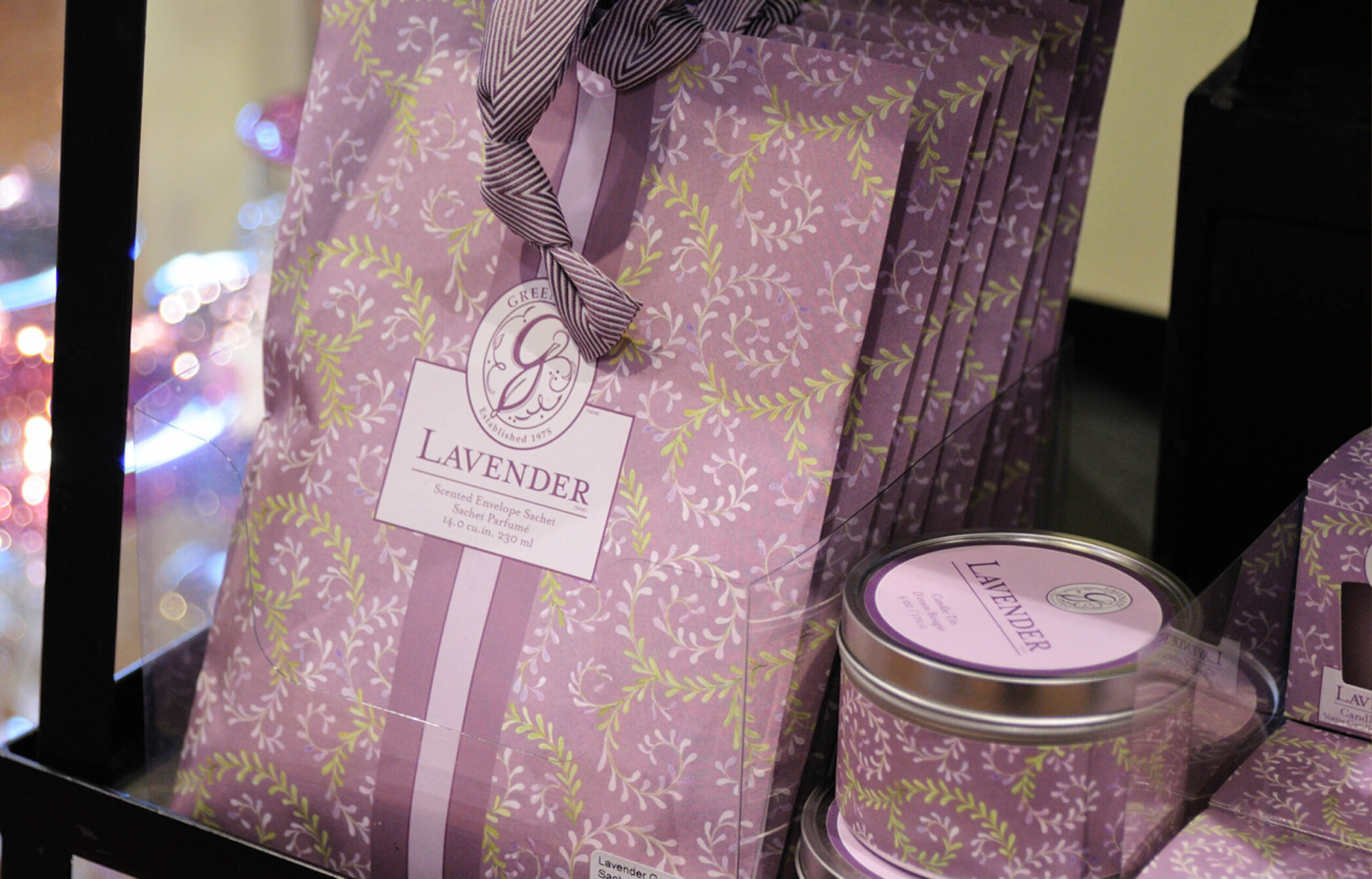 gift bags of lavender fragrances