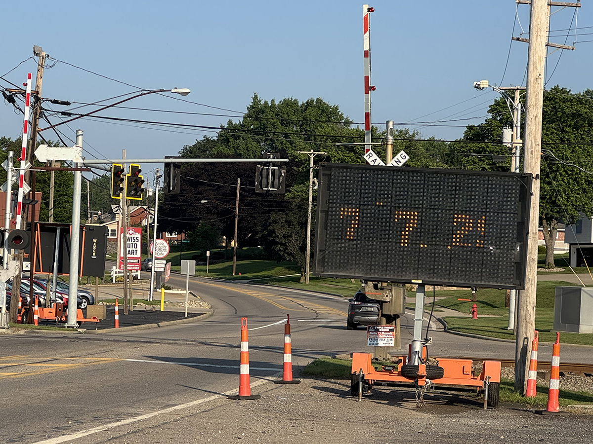 Railroad crossing repairs to close Route 39 in Sugarcreek