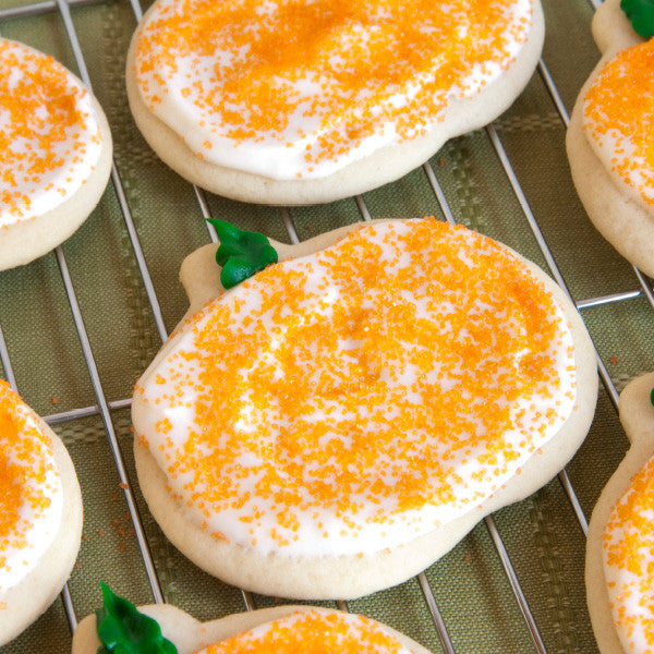 Pumpkin Cut-out Sugar Cookies