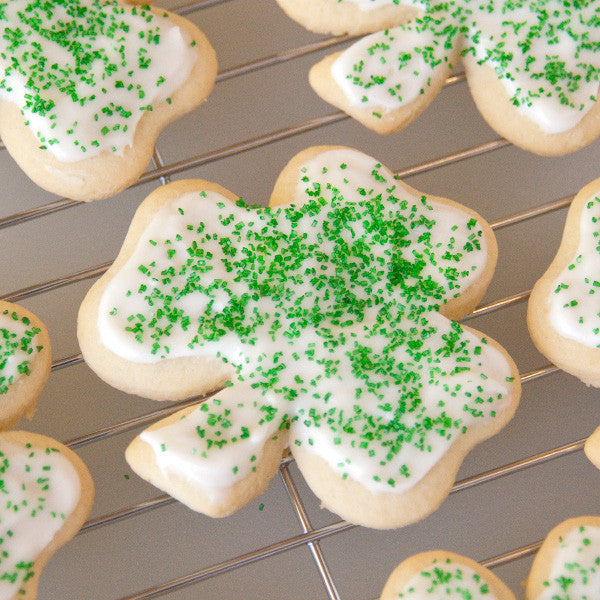 Shamrock Cut-out Sugar Cookies