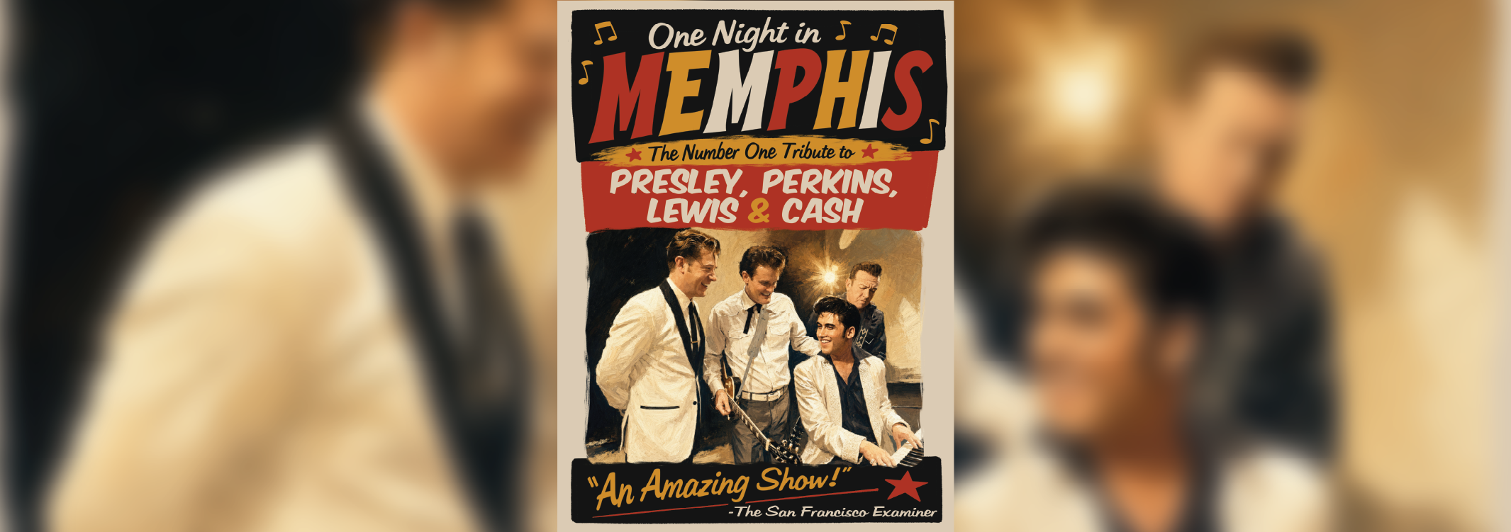 One Night In Memphis: The Number One Tribute to Presley, Perkins, Lewis and Cash